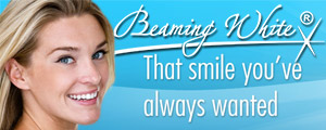 Beaming White...That Smile you've always wanted.  Teeth Whitening done here!